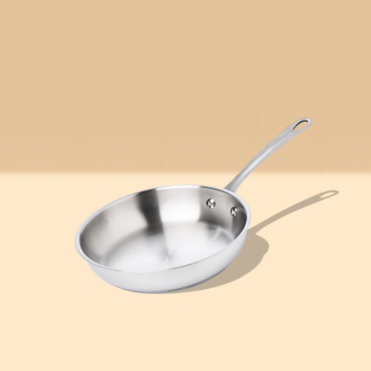 Meyer White Steel Stainless Steel Induction Frypan 24cm