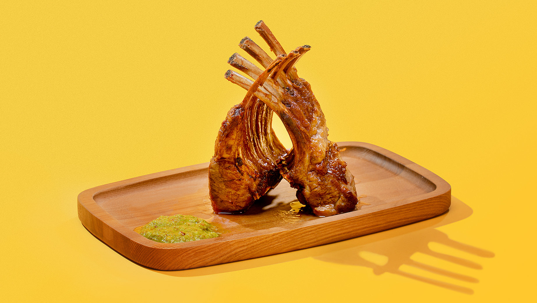 Fennel Pollen-Roasted Rack of Lamb - Meyer Australia