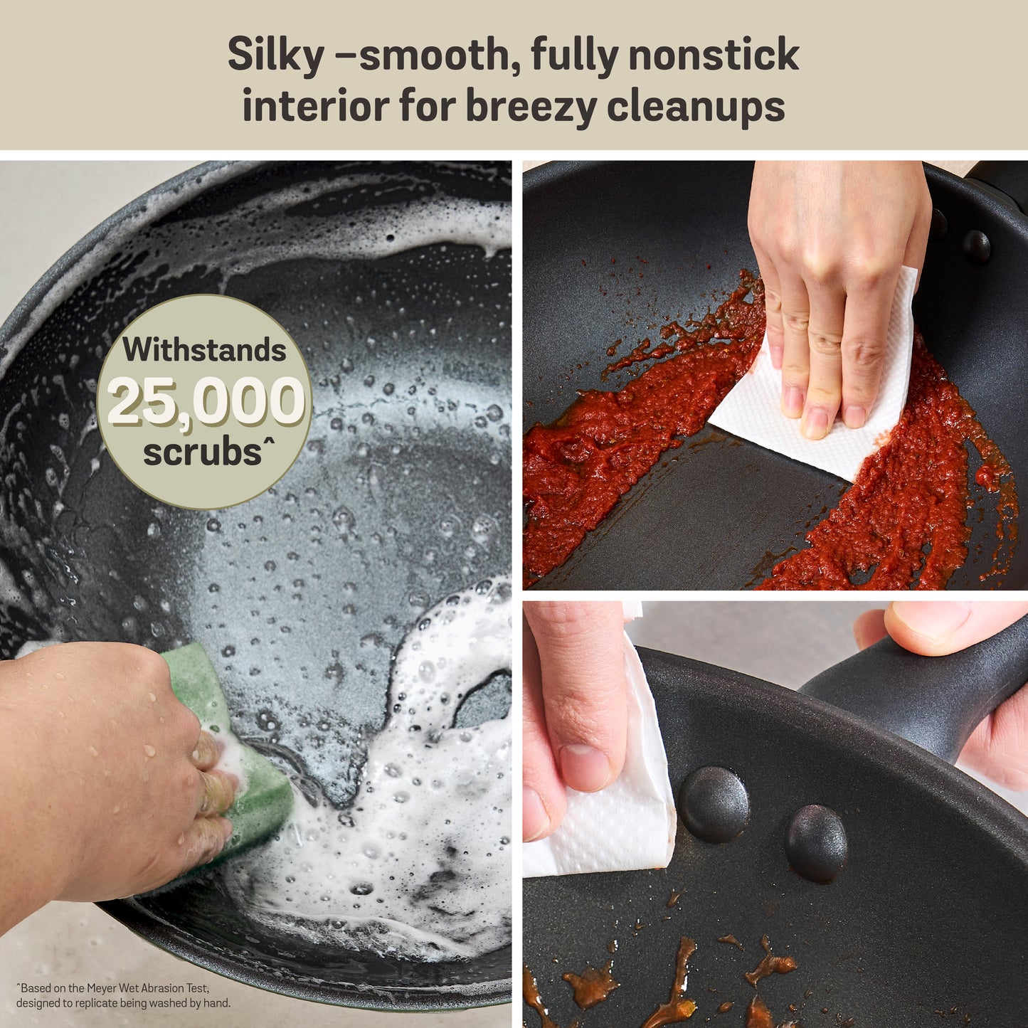Meyer Moda Nonstick Induction Frypan 24cm Sage