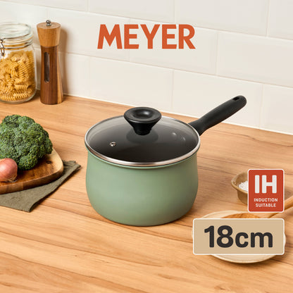 Meyer Moda Nonstick Induction Covered Saucepan 18cm/2.8L Sage