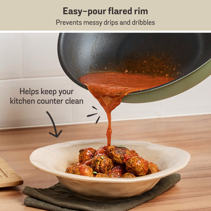 Meyer Moda Nonstick Induction Stirfry 32cm Sage