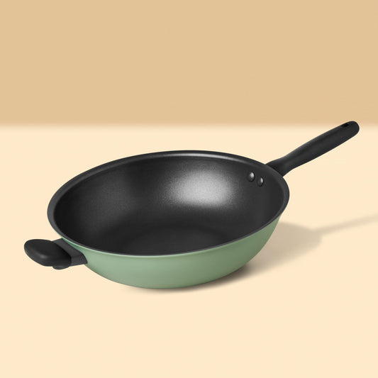 Meyer Moda Nonstick Induction Stirfry 32cm Sage
