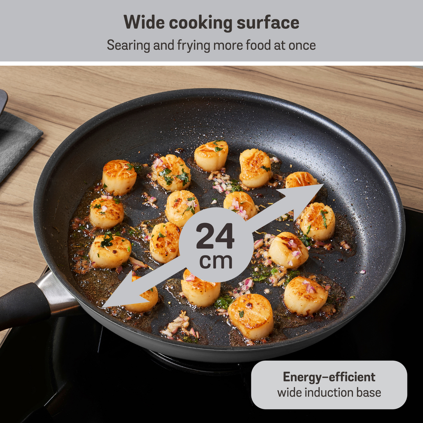 Meyer Moda Induction Open French Frypan 24cm
