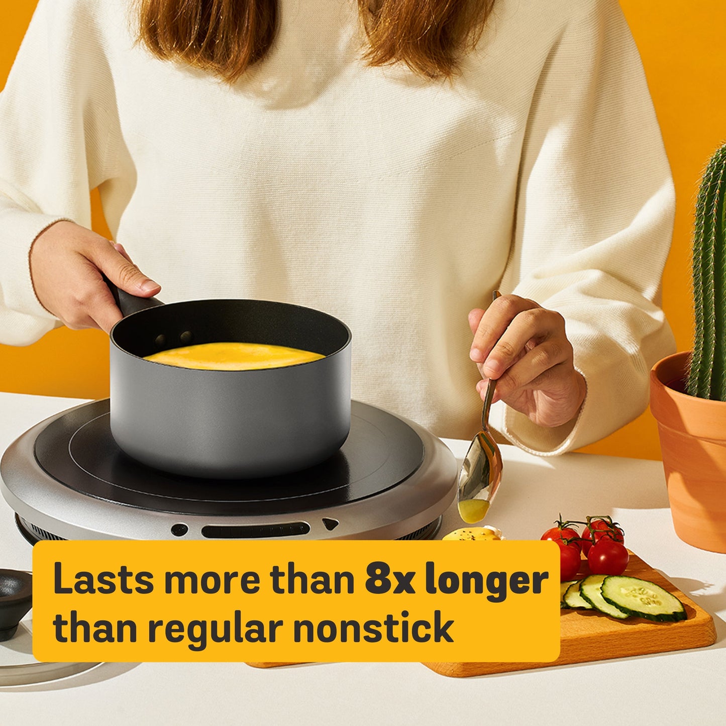 Meyer Bauhaus Series Nonstick Induction 8 Piece Starter Set