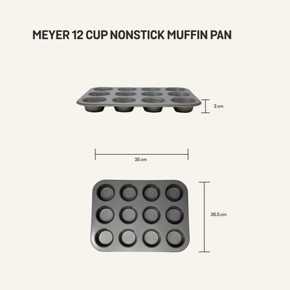 Meyer Nonstick Bakeware Muffin Pan 12 cup