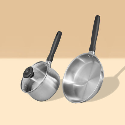 Meyer Luna Stainless Steel 3 Piece Cookware Set