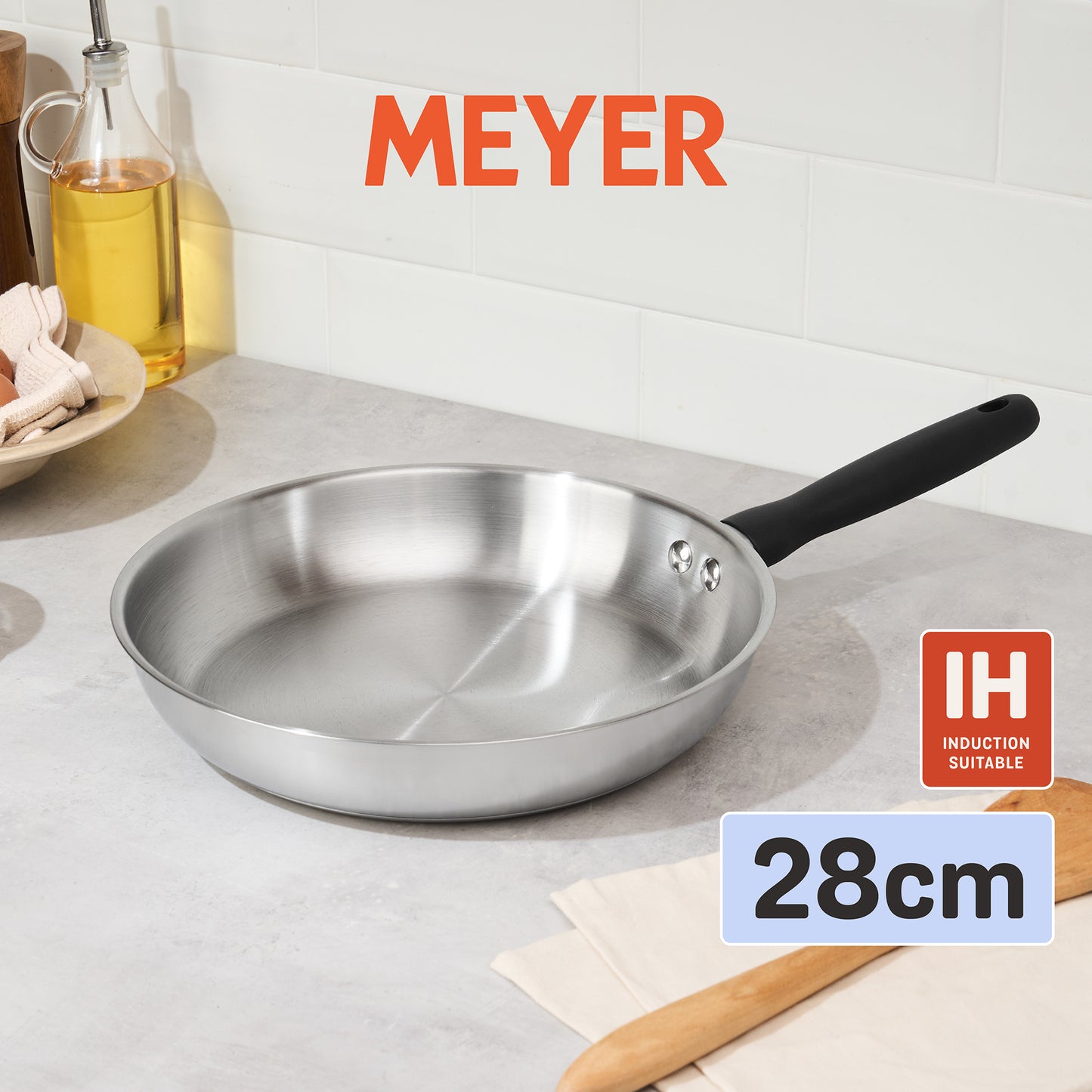 Meyer Luna Stainless Steel 3 Piece Cookware Set