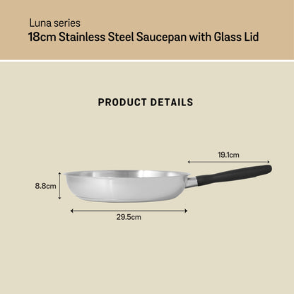 Meyer Luna Stainless Steel 3 Piece Cookware Set