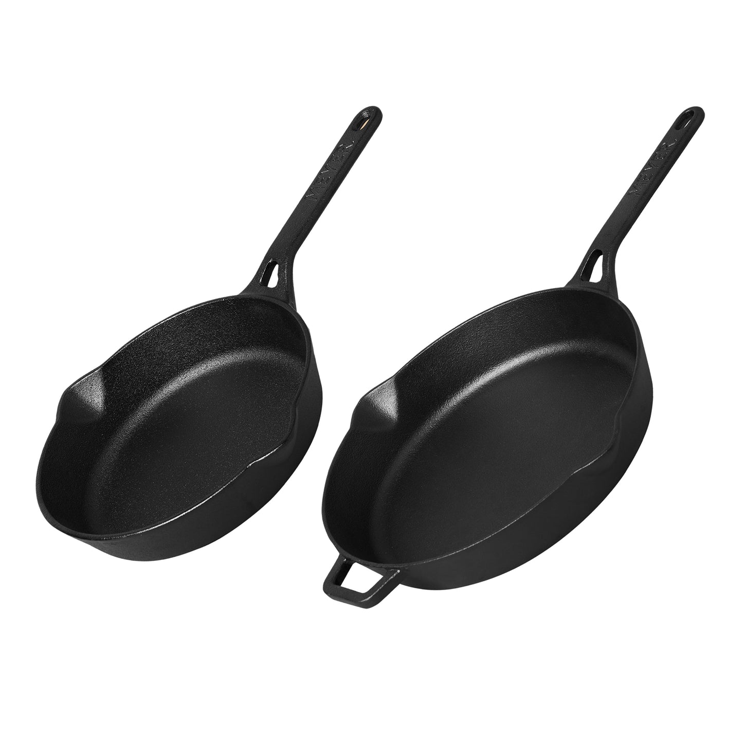 Meyer Pre-Seasoned Cast Iron 22/26cm Skillet Pack