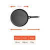 Meyer Pre-Seasoned Cast Iron Induction Tawa 24cm