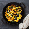 Meyer Pre-Seasoned Cast Iron Induction Covered Wok/Kadai 30cm