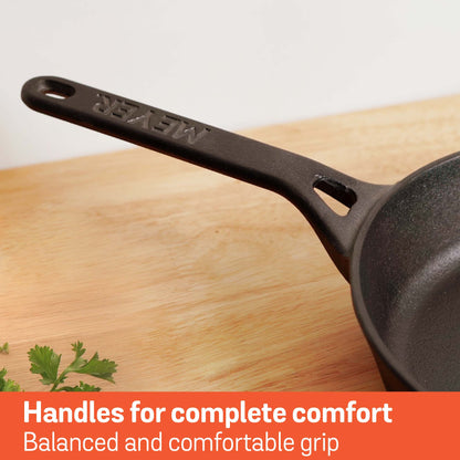 Meyer Pre-Seasoned Cast Iron Induction Skillet 24cm