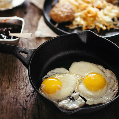 Meyer Pre-Seasoned Cast Iron 22/26cm Skillet Pack