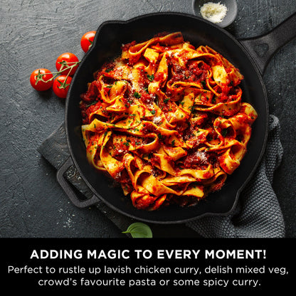 Meyer Pre-Seasoned Cast Iron 22/26cm Skillet Pack