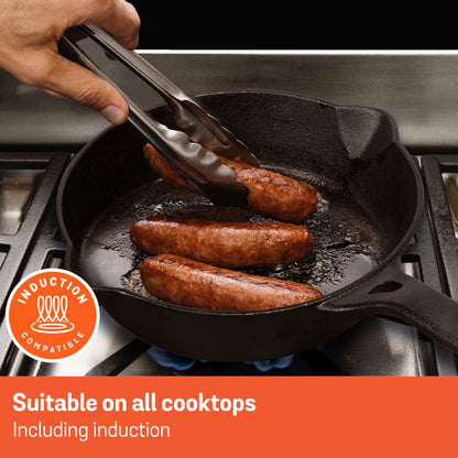 Meyer Pre-Seasoned Cast Iron Induction Skillet 22cm