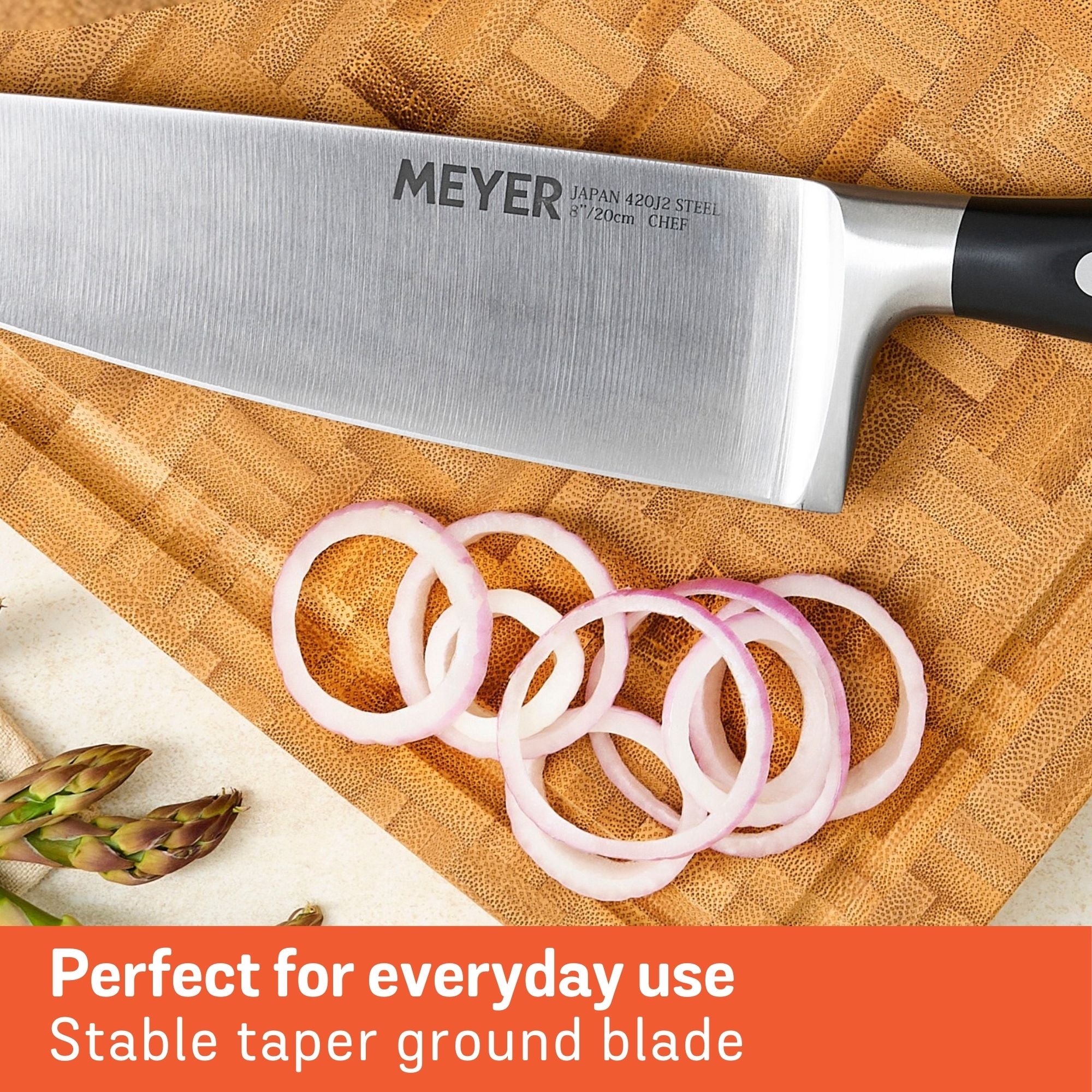 Meyer 4-Piece Stainless Steel Japanese Knife Set