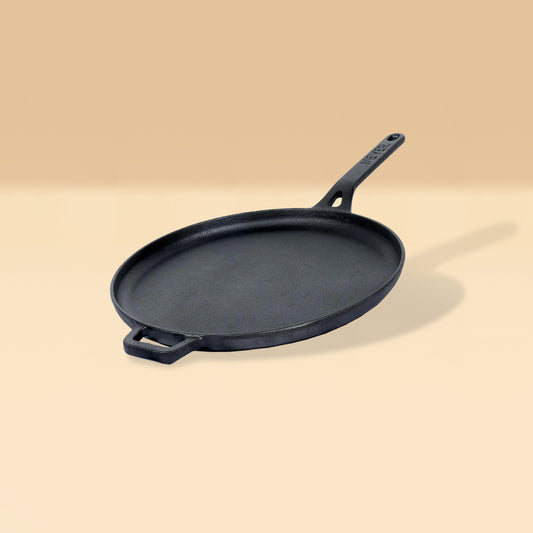 Meyer Pre-Seasoned Cast Iron Induction Tawa 28cm