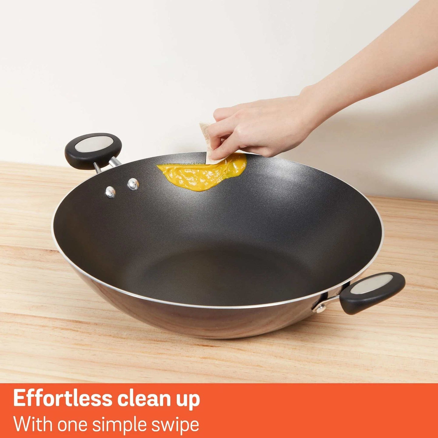 Meyer Radiance Induction Covered Wok 35cm Blue