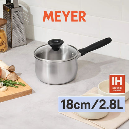 Meyer Luna Stainless Steel 3 Piece Cookware Set