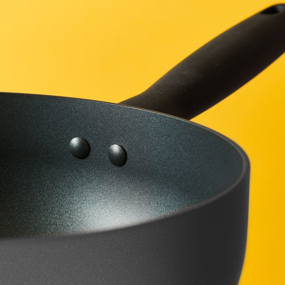 Meyer Bauhaus Series Nonstick Induction Chef's Pan with Glass Lid 26cm