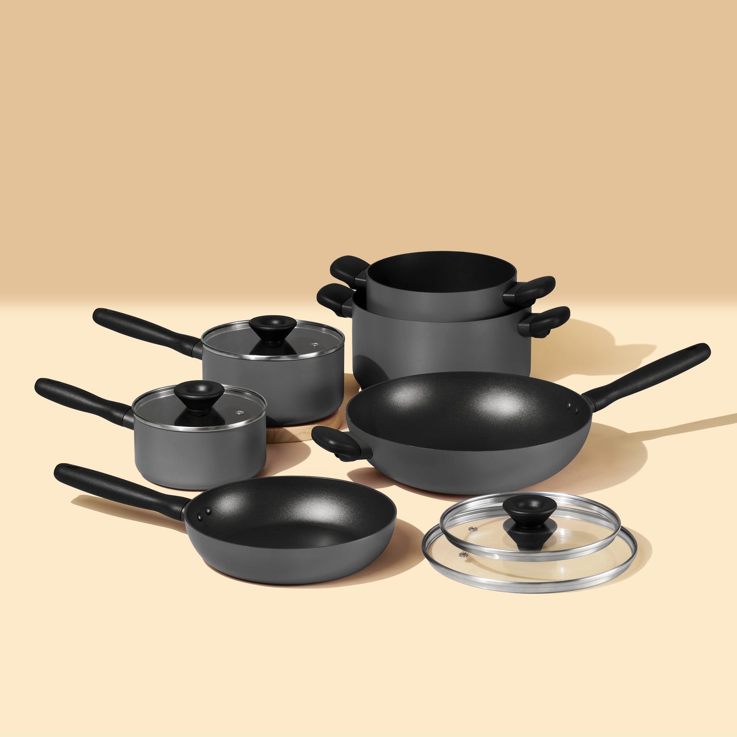 Meyer Bauhaus Series Nonstick Induction 6 Piece Cookware Set