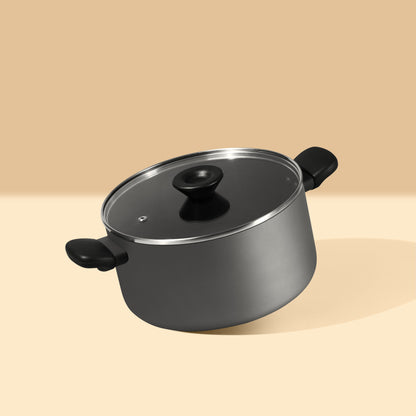 Meyer Bauhaus Series Nonstick Induction Casserole with Glass Lid 24cm/5.2L