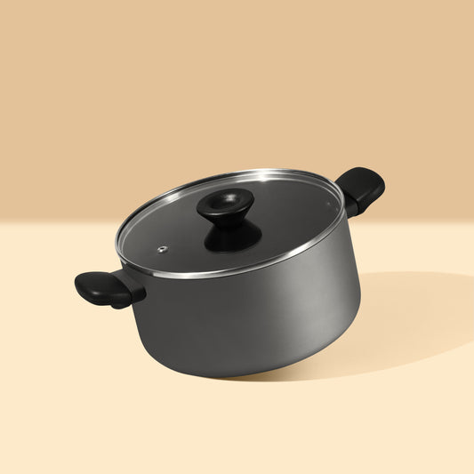 Meyer Bauhaus Series Nonstick Induction Casserole with Glass Lid 24cm/5.2L