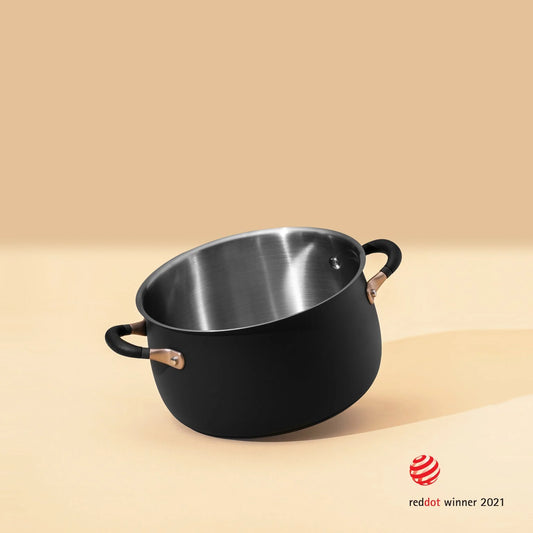 Meyer Accent Stainless Steel Induction Open Stockpot 24cm/6.2L