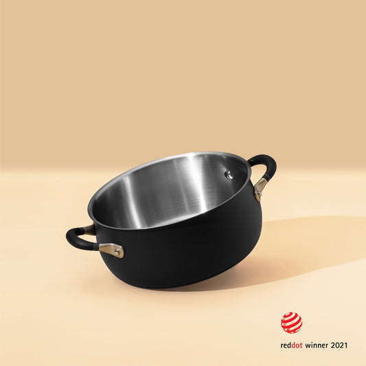 Meyer Accent Stainless Steel Induction Open Casserole 24cm/4.7L